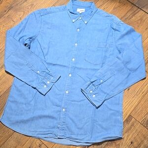 Sonoma Blue Casual Button Down Shirt XL